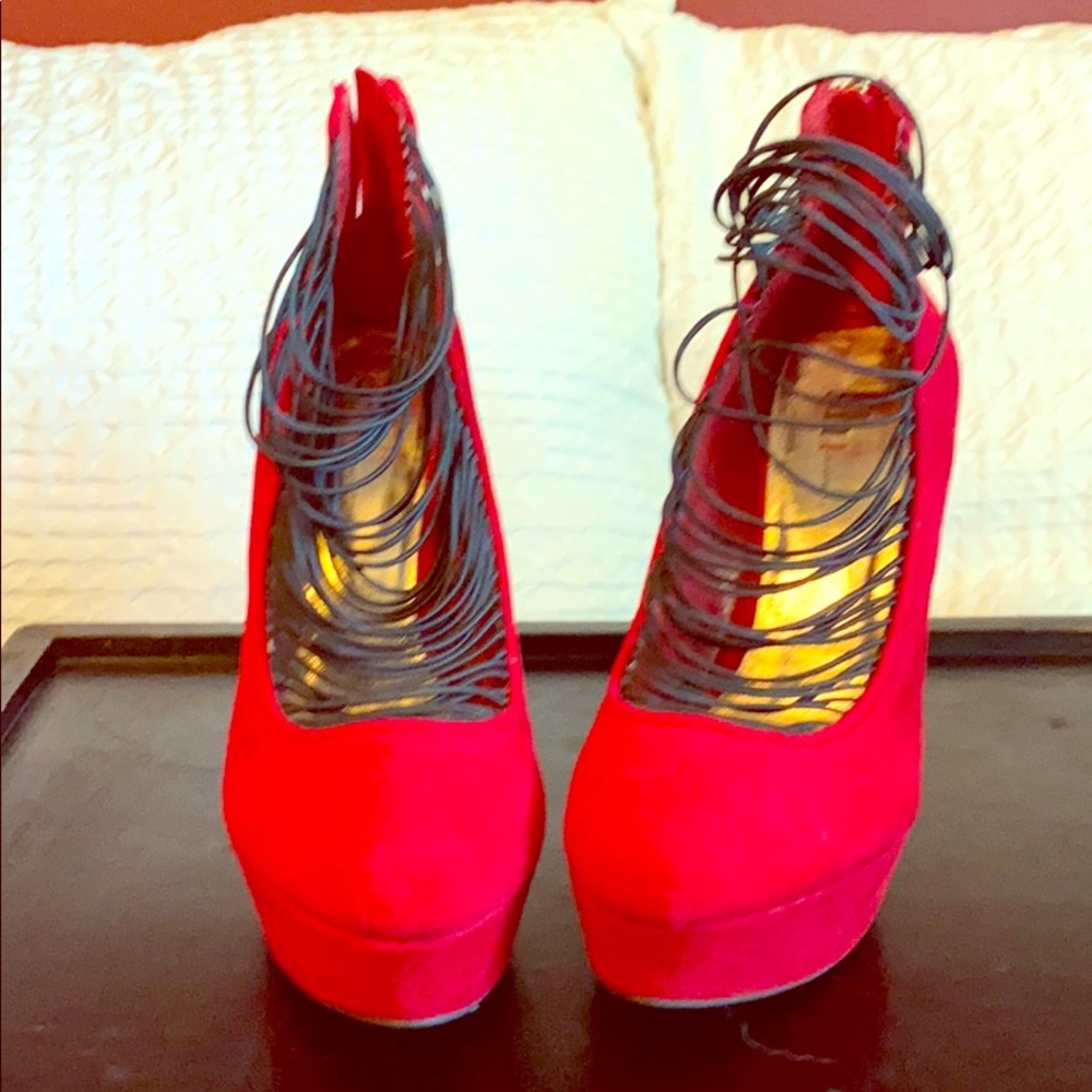 Red high heels
